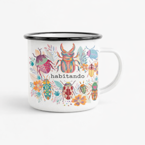 Jarro enlozado diseño Bichos