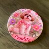 Set 6 posavasos de cerámica diseño personalizado de mascotas