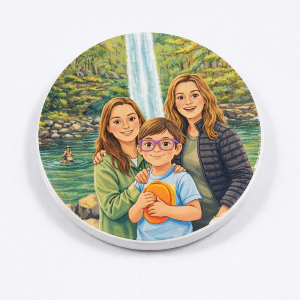 Set 6 posavasos de cerámica diseño personalizado