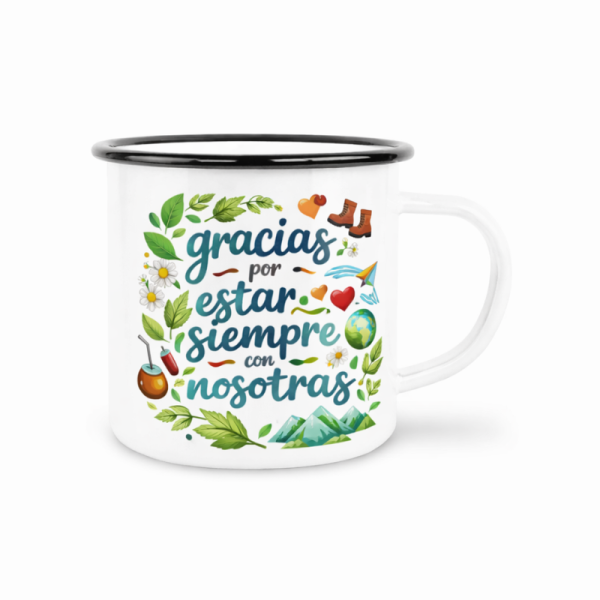 Jarro enlozado personalizado con fotografía transformada en ilustración